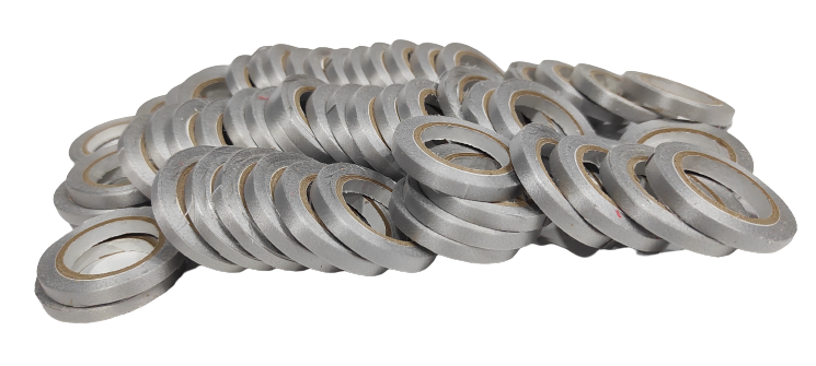 Metallic Silver Curling Ribbon Keg 40ft x 3/16in